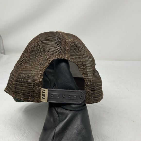 Yeti Coolers Logo Patch Camo Mesh Snapback Cap Camouflage Trucker Hunter Hat - Picture 3 of 10